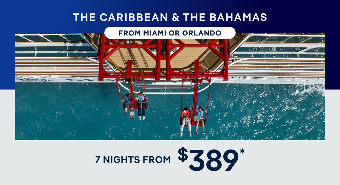 The Caribbean & The Bahamas – 7 Nights From Miami or Orlando (Port Canaveral) – Click to View Cruises & Book Now