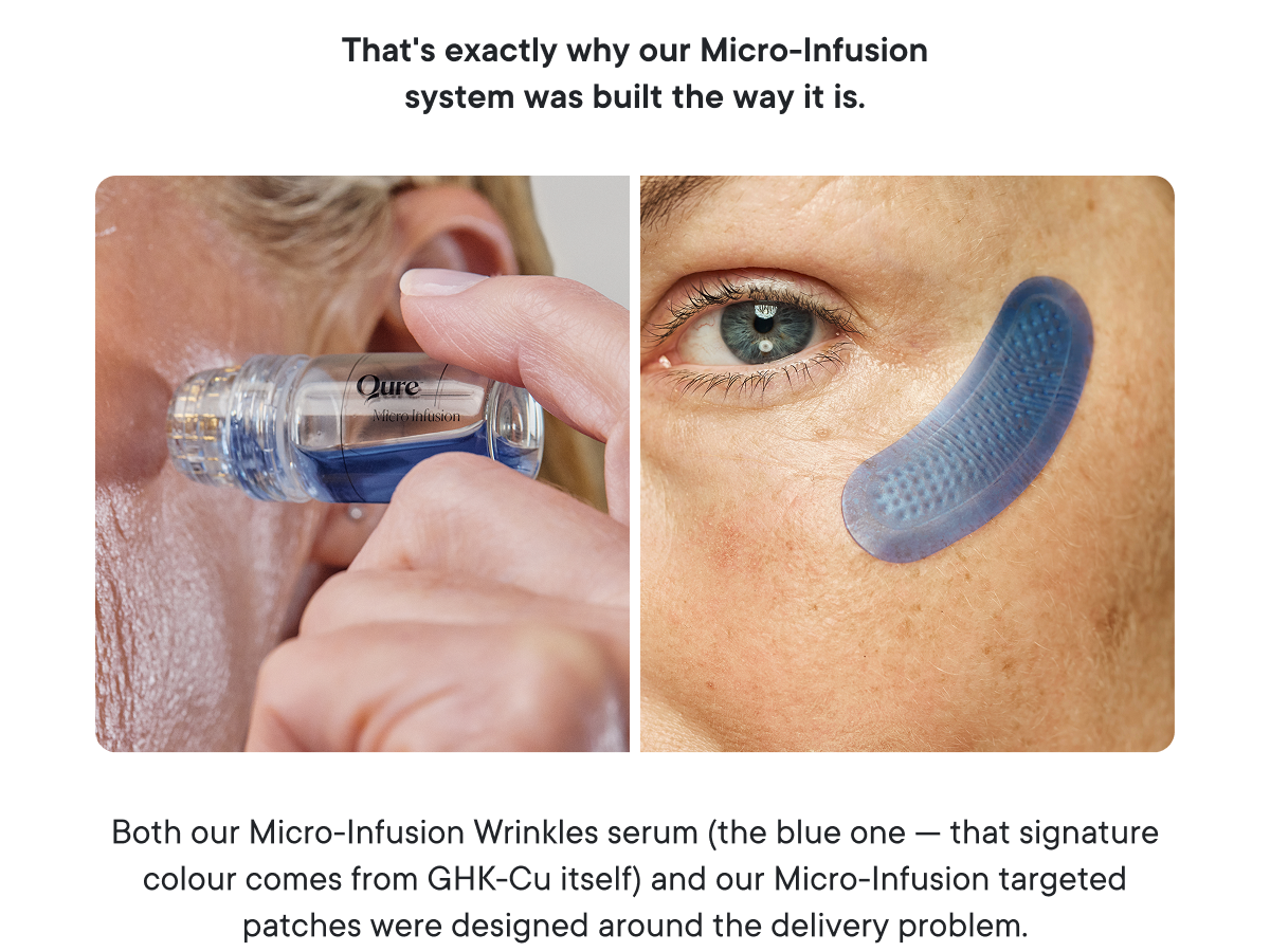 That's exactly why our Micro-Infusion system was built the way it is.