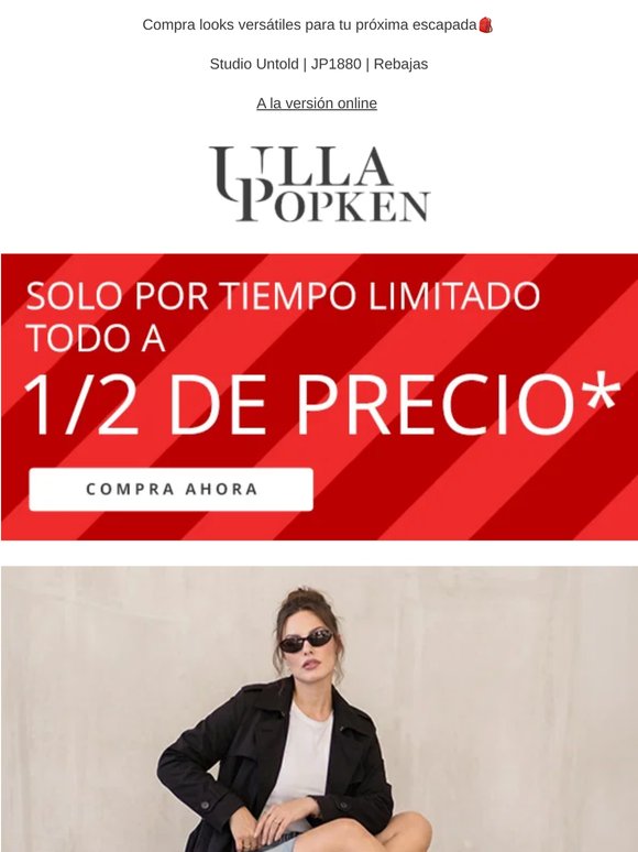 Todo 1/2 de precio 🌞 Maleta llena de estilo y descuentos