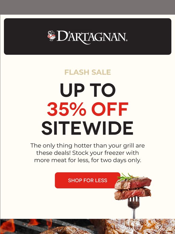 Three Days Only! Up to 35% OFF Sitewide