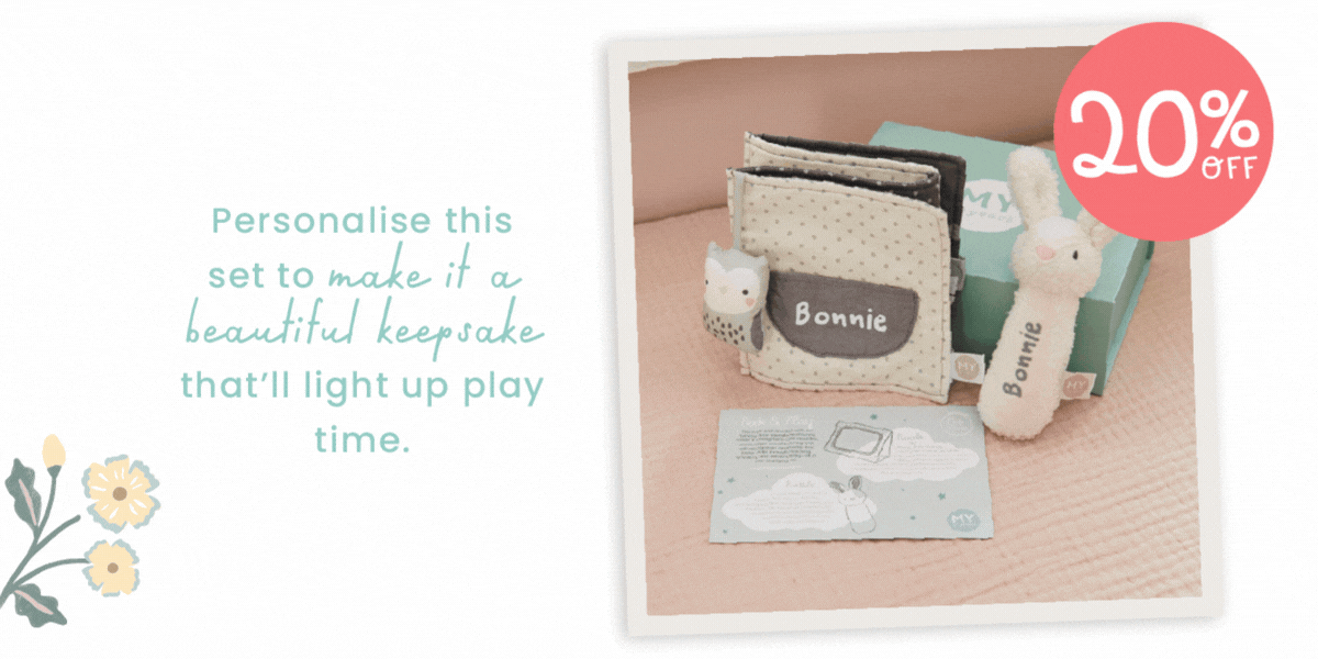 Personalised Newborn+ Development Gift Set