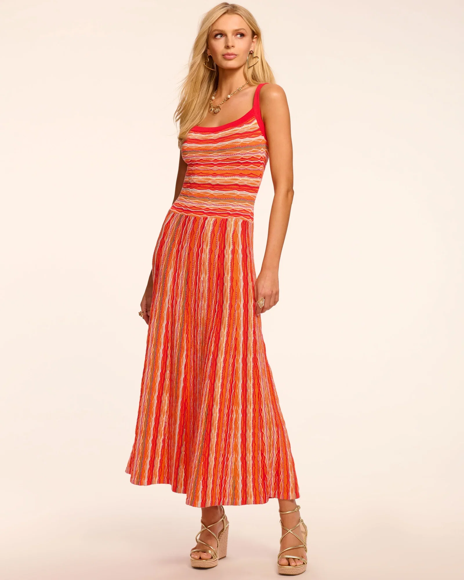 Image of Madelyne Knit Sleeveless Maxi Dress