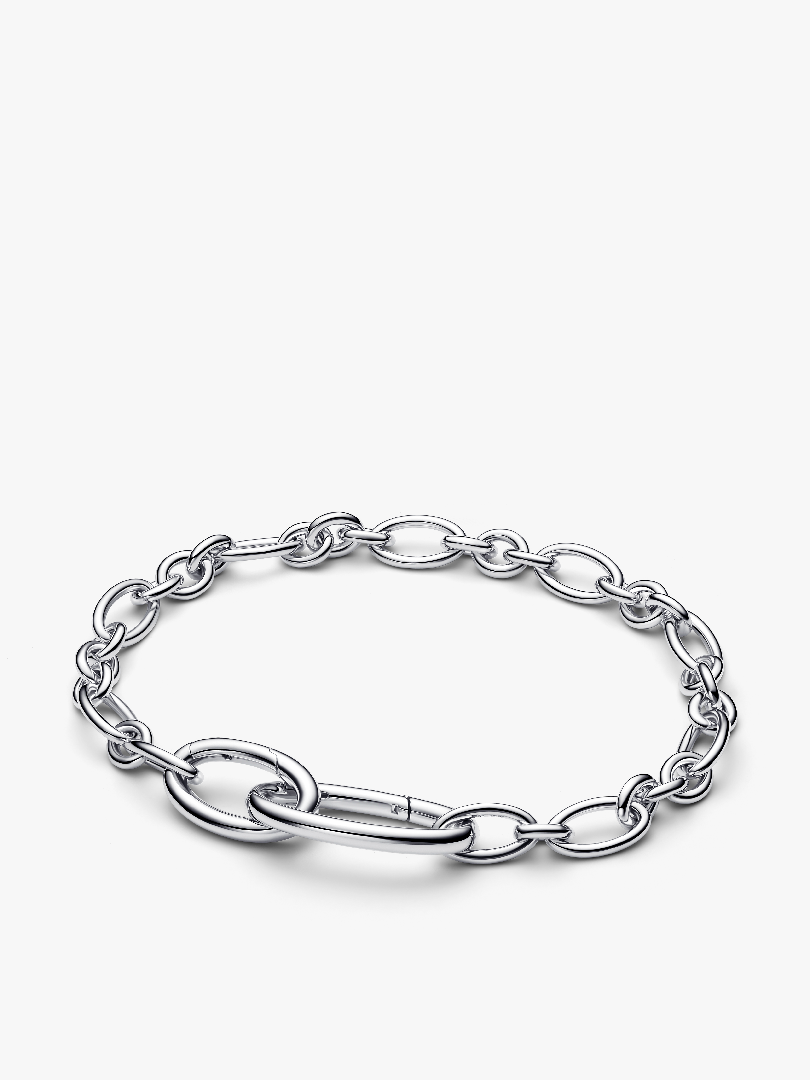 Openable Oval Link Chain Bracelet