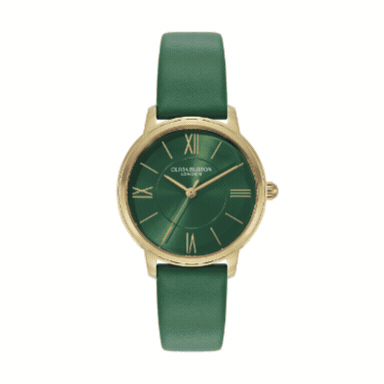 Olivia Burton Gold Westboure Green Dial Watch