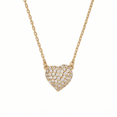 Kate Spade New York  Gold Amour Pavé Heart Necklace