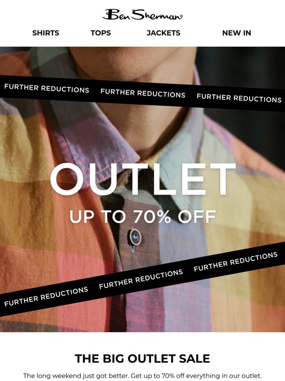 PRICE DROP: Up to 70% off outlet
