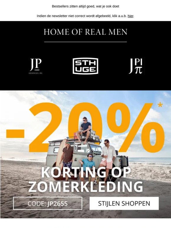 -20% korting op zomerkleding ⚡Nieuwe stijlen wachten op je!