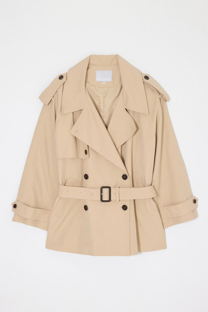 SHORT TRENCH COAT