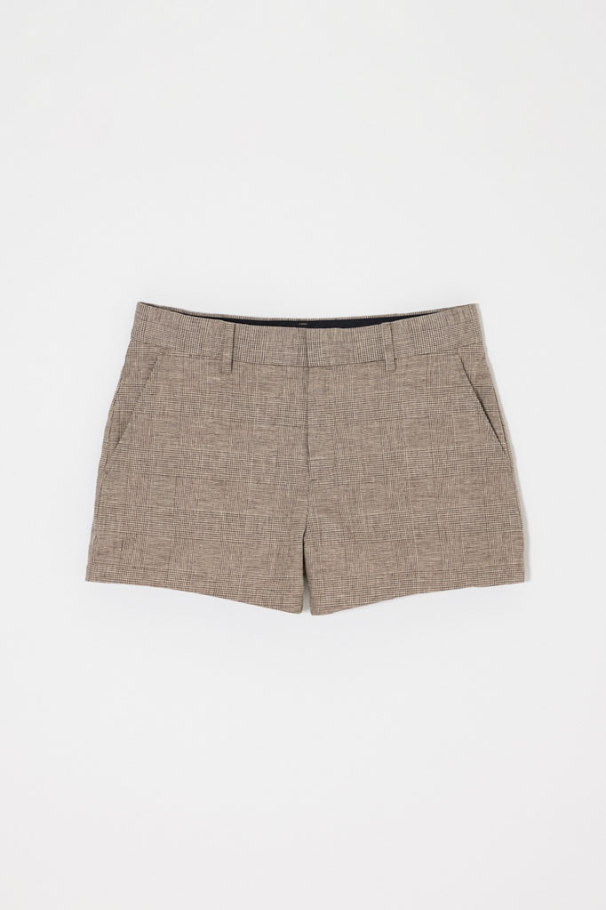 LINEN BLEND MICRO SHORTS