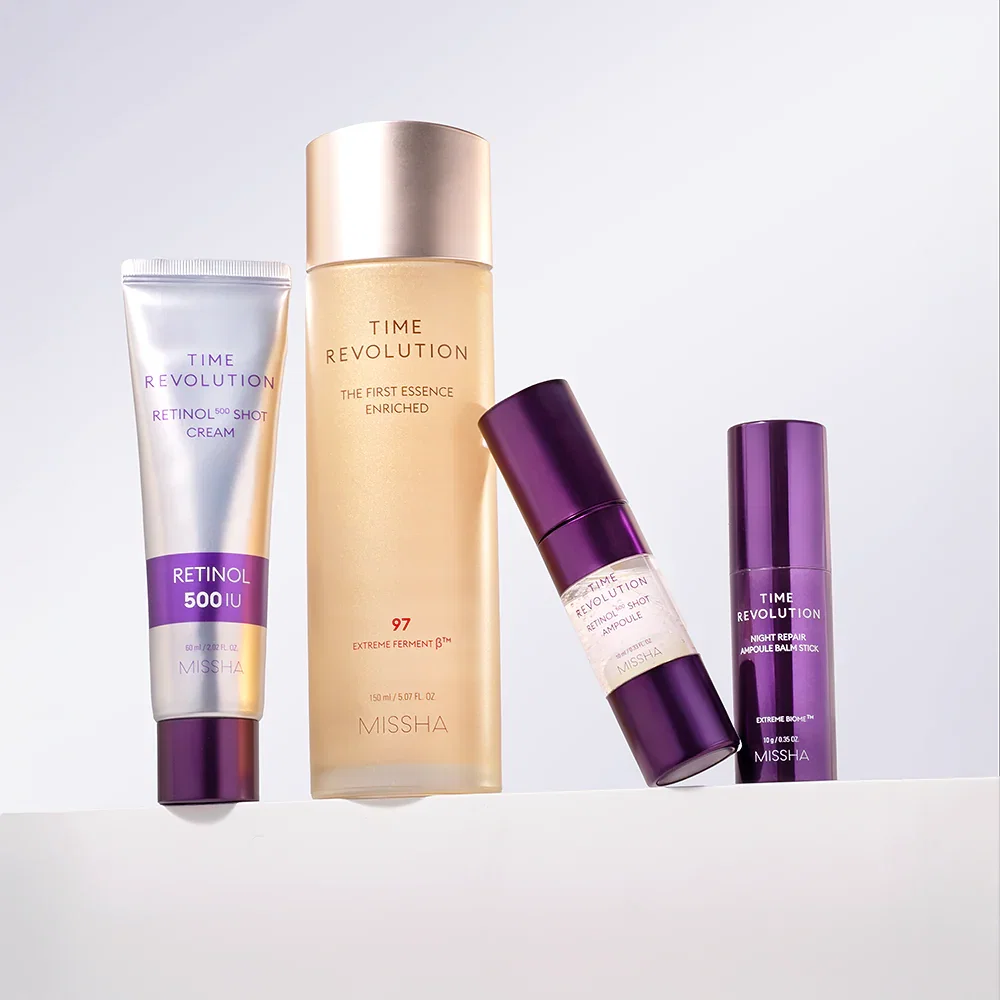 Image of Time Revolution Anti-Aging K-Beauty Skincare Routine Kit