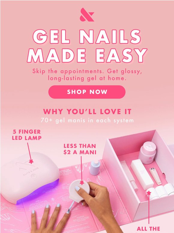 Salon gel, without the salon