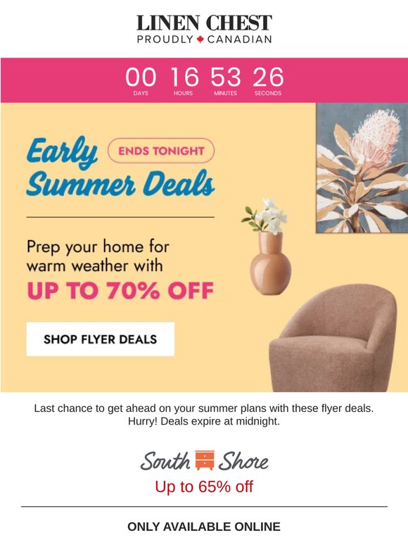🌊Early Summer Deals End Tonight!