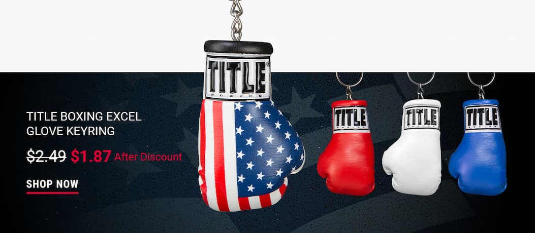 SHOP TITLE BOXING EXCEL GLOVE KEYRING