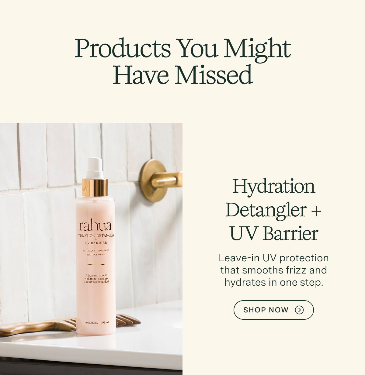 Hydration Detangler + UV Barrier