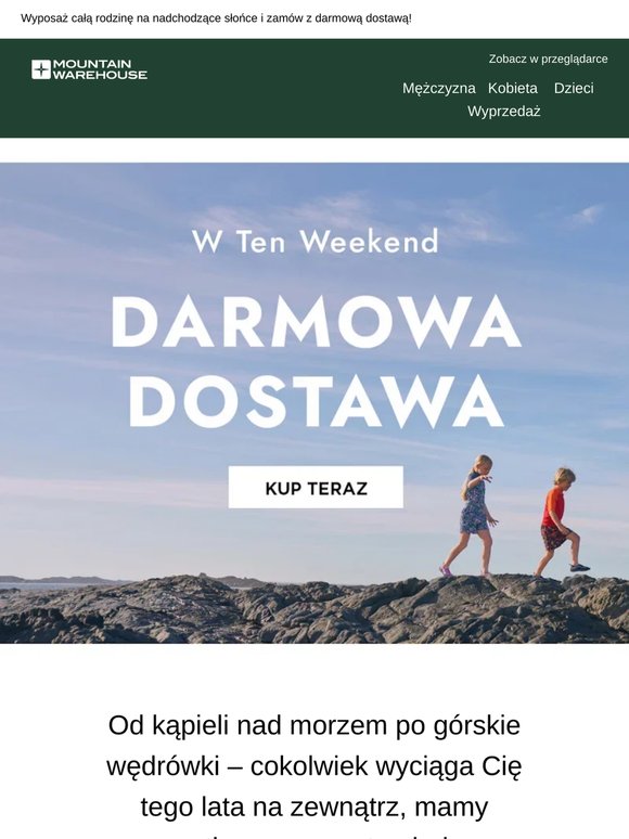 Darmowa Dostawa W Ten Weekend 🚚