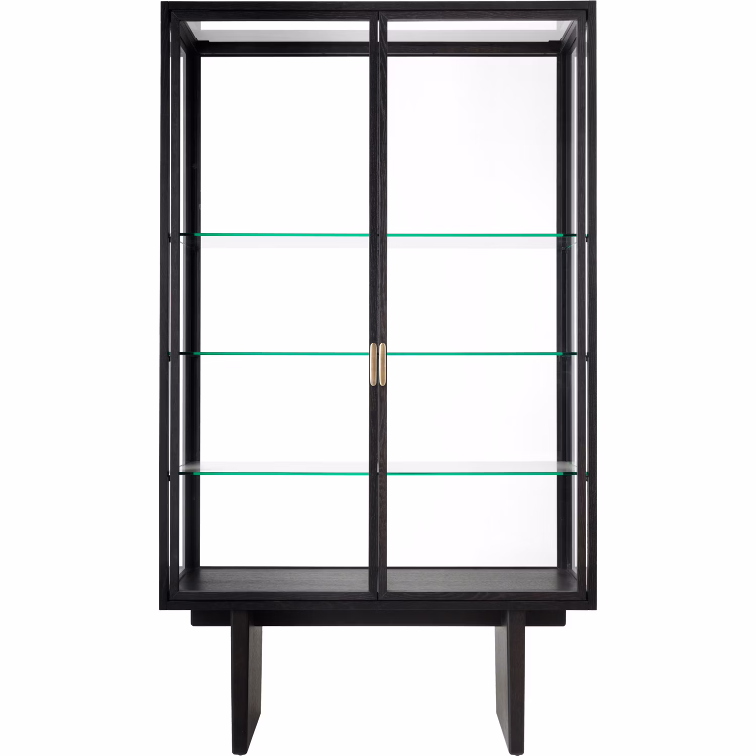 Private Vitrinskåp 110x45x191 cm, Brunsvart  Betsad Ek