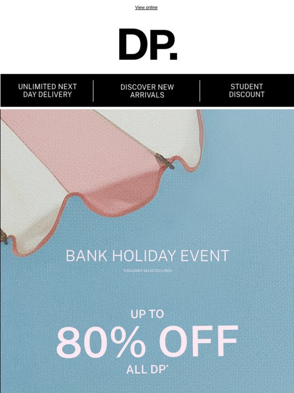 Bank Holiday steals inside 🛍️