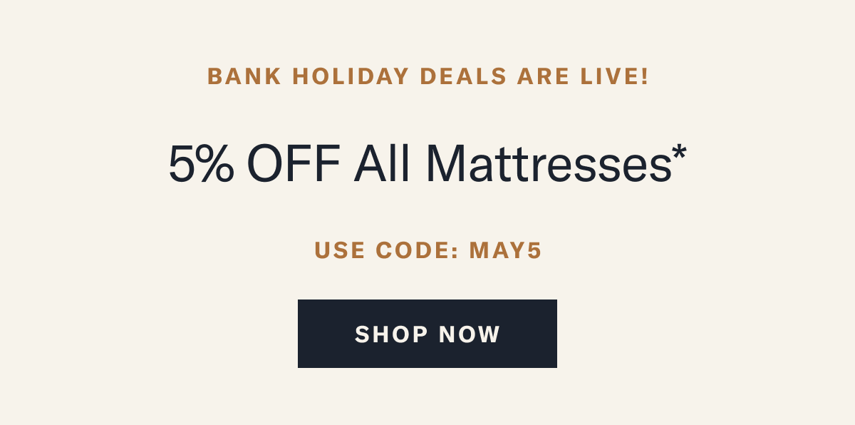 Bank Holiday deals are live