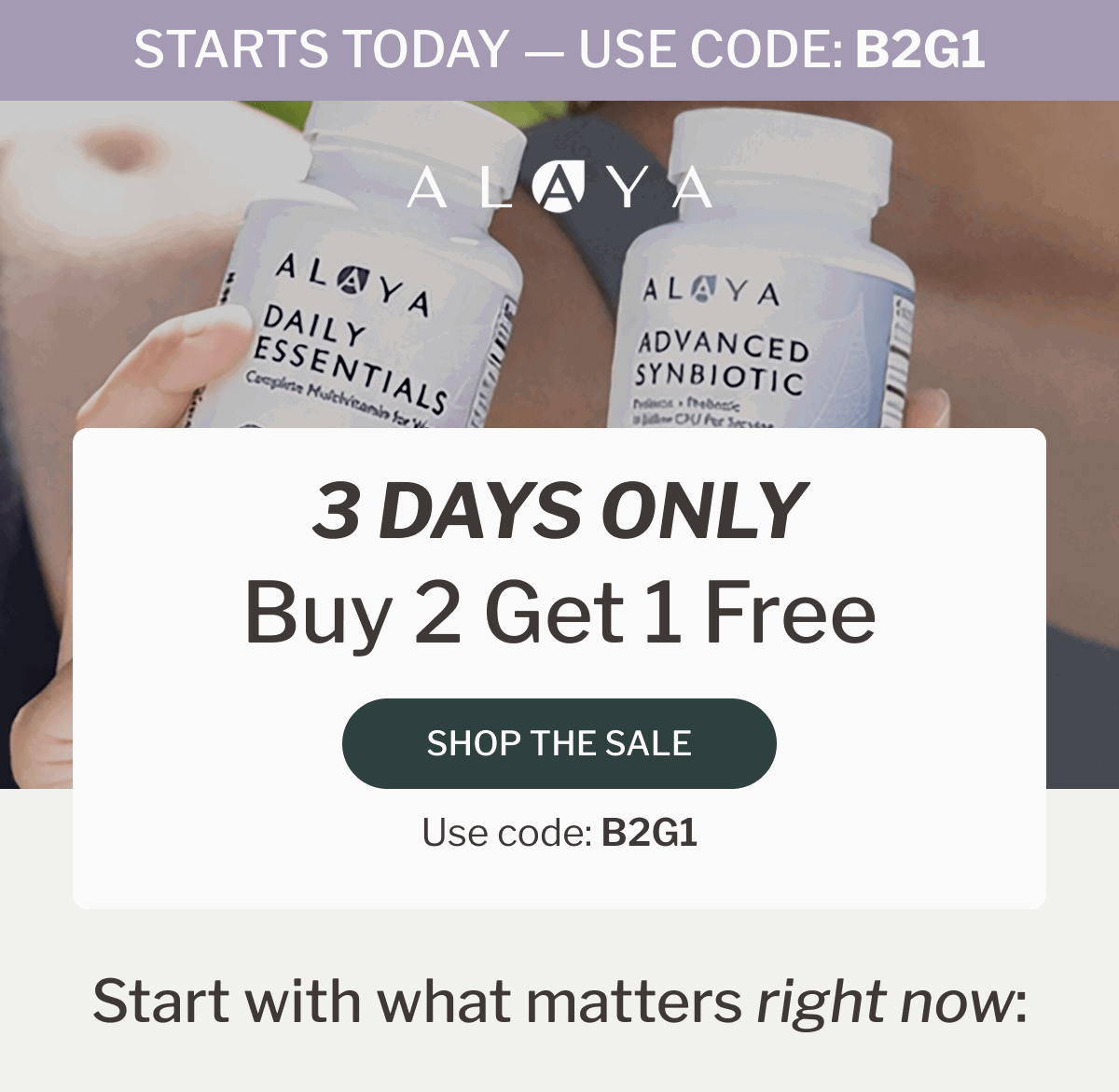 BUY 2 GET 1 FREE for the next 3 days only during our Memorial Day Sale