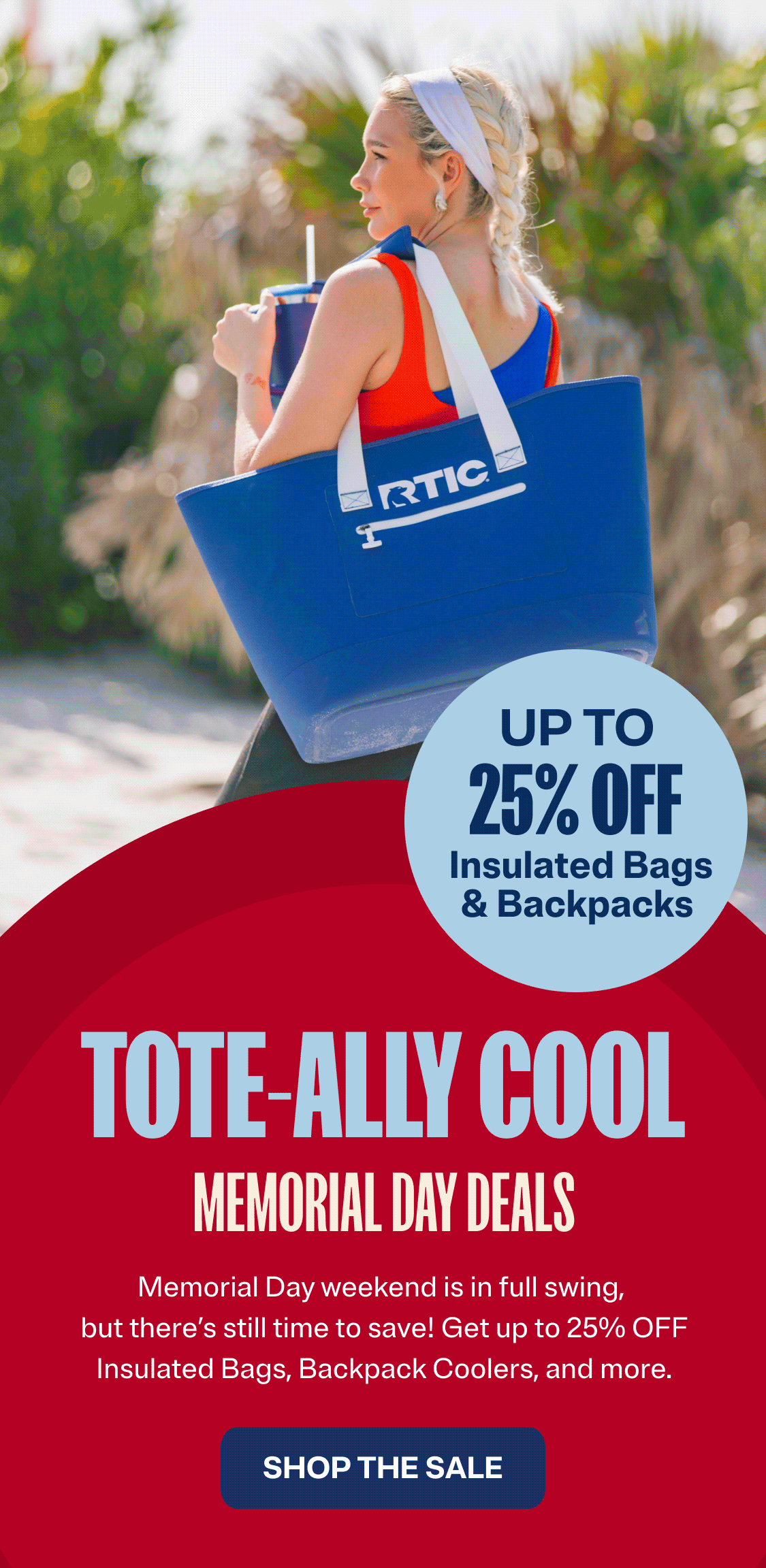 Up to 25% off insulated bags and backpacks