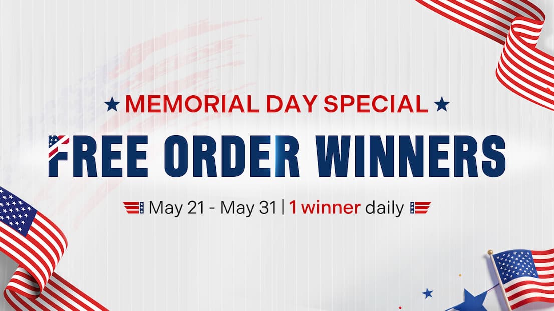ONE FREE ORDER EVERY DAY