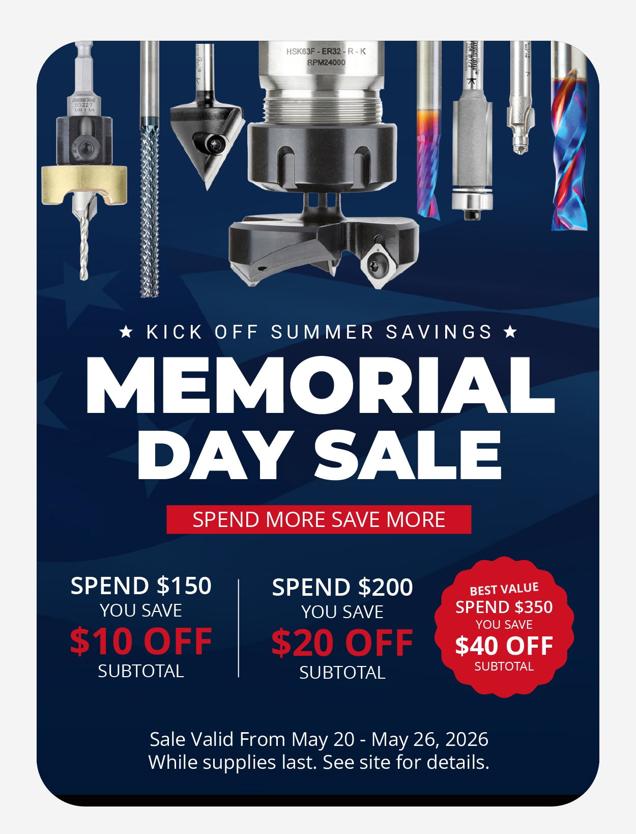 Memorial Day Sale