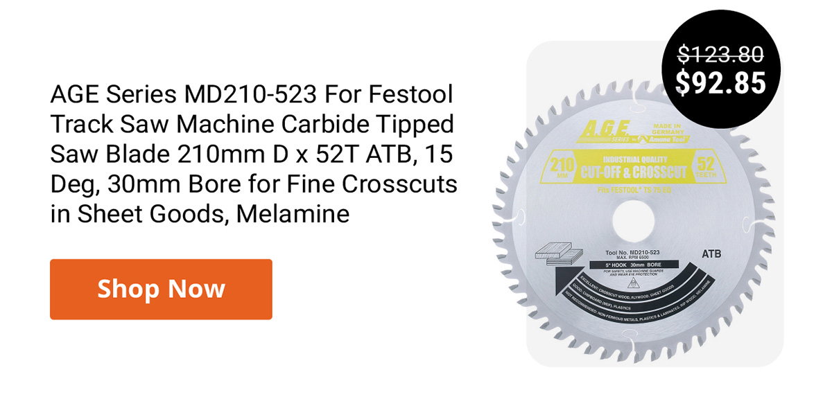 AGE Series MD210-523 For Festool Track Saw Machine