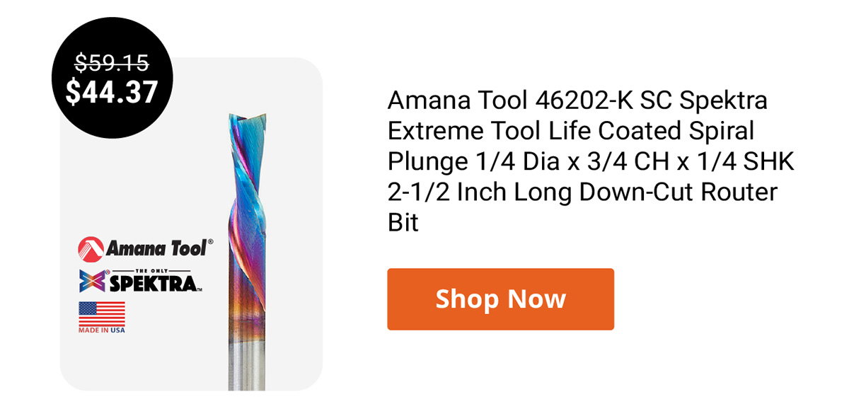 Amana Tool 46202-K SC Spektra Extreme Tool Life 