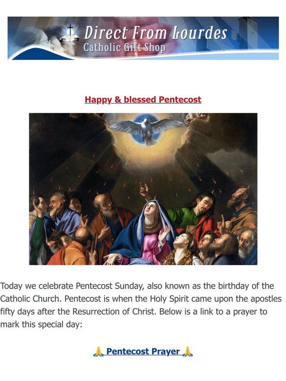 🙏 Pentecost prayer to the Holy Spirit 🙏