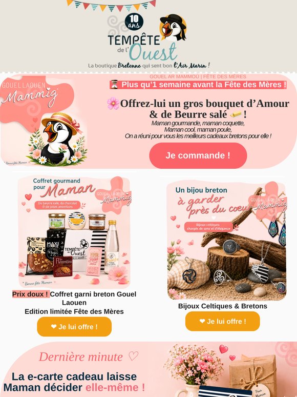 Fête des Mères J-8 : il est encore temps de gâter Mammig ⏳