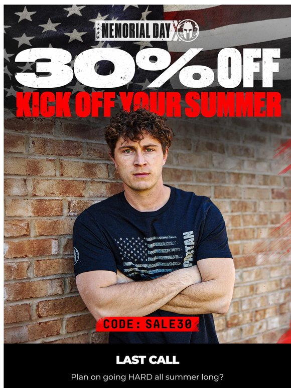 FINAL HOURS: 30% Off Memorial Day Sale ⏳