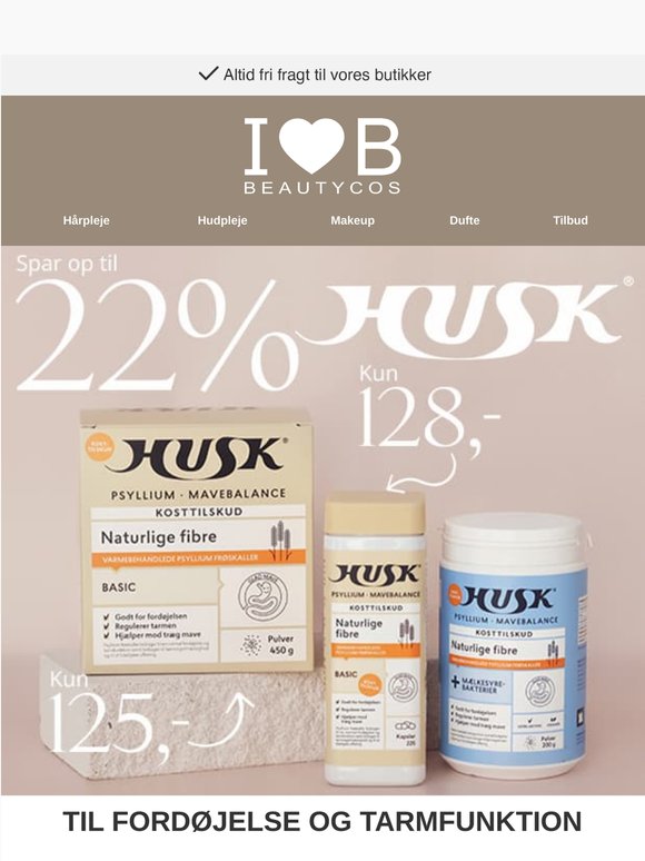 En mave i balance - Op til 22% på HUSK
