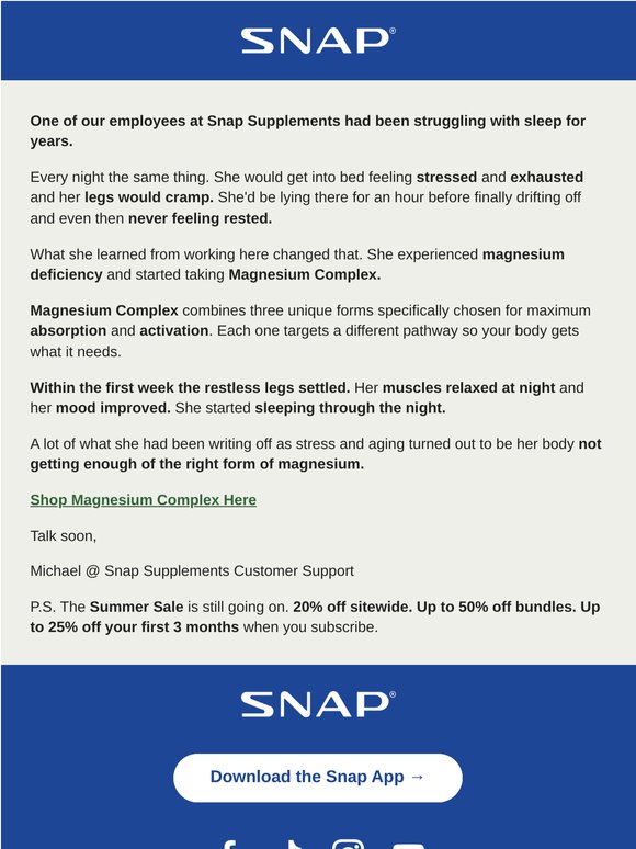 Experiencing poor sleep every night?
