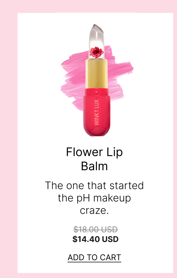 Flower Lip Balm  [Click here to Shop Now]