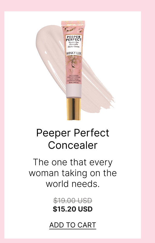 Peeper Perfect Under-Eye Concealer [Click here to Shop Now]