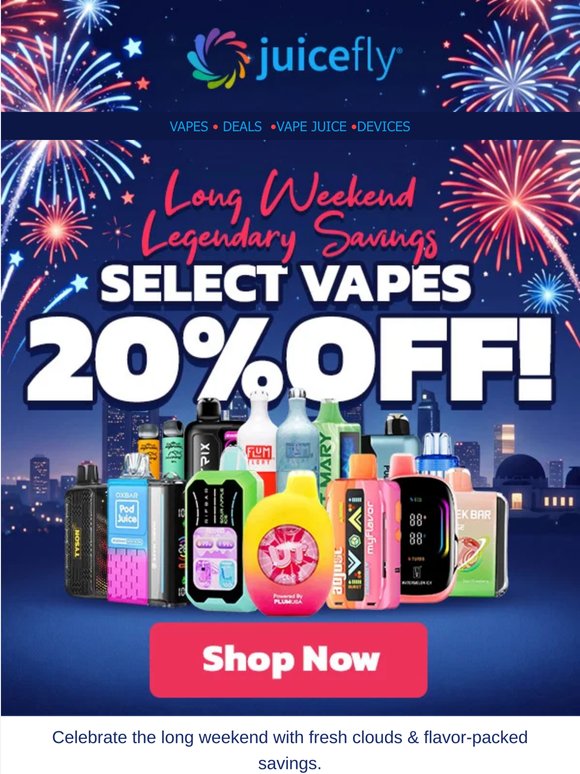 🇺🇸 Celebrate Freedom with Fresh Flavors! 20% OFF
