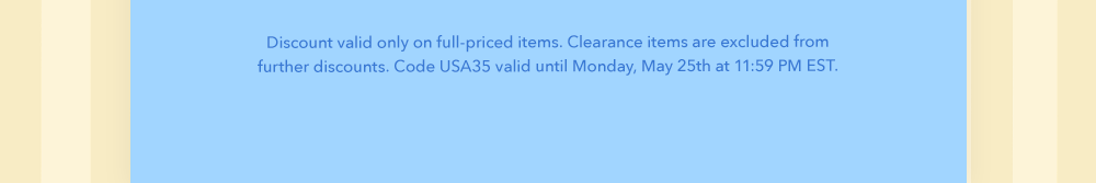 Discount valid only on full-priced items 