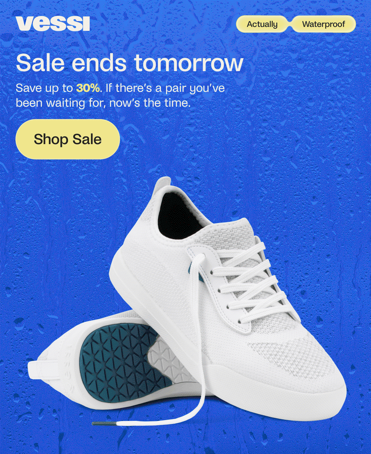 Sale ends tomorrow