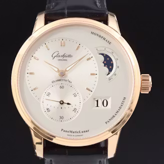 18K Glashütte Original PanoMaticLunar Watch 1.90.02.45.35.05