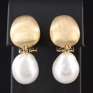 Marco Bicego 18K Convertible Pearl Drop Earrings