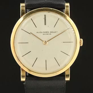 18K Audemars Piguet Ultra Thin Manual Wind Vintage Watch