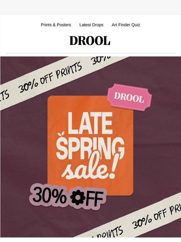 Late Spring Sale Ending Soon!