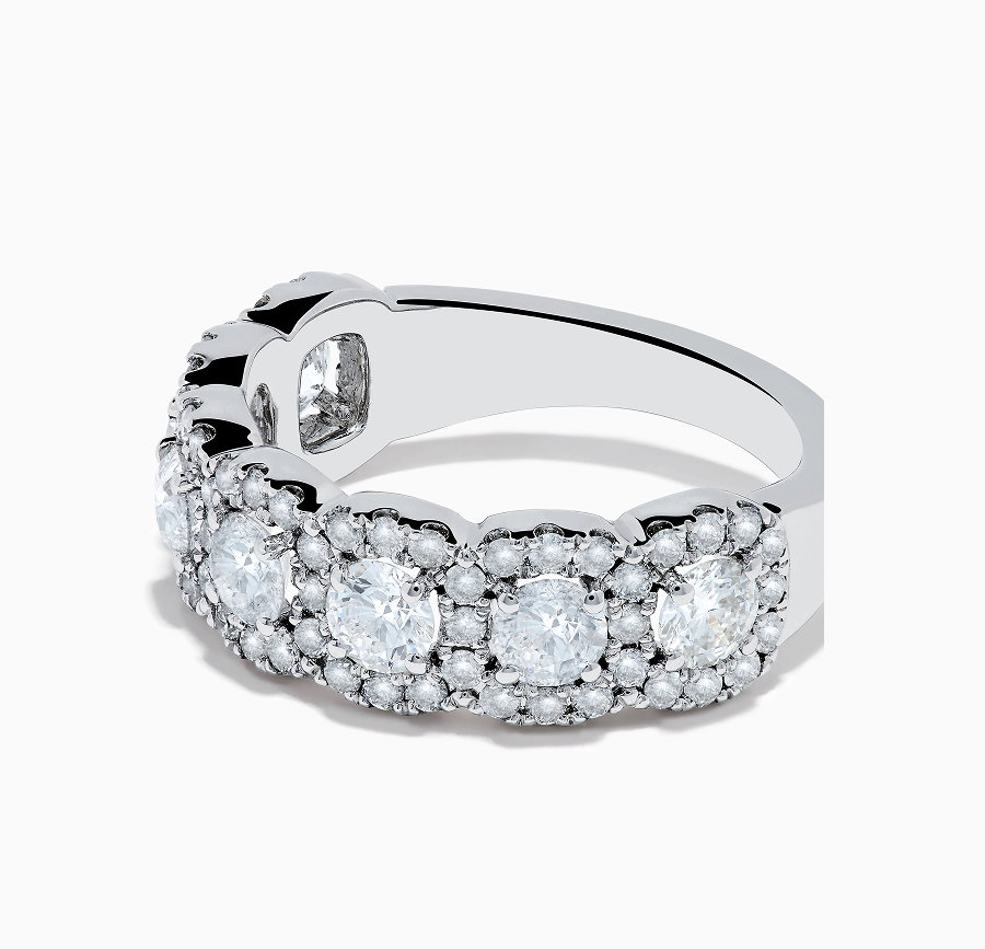 14K White Gold Diamond Ring