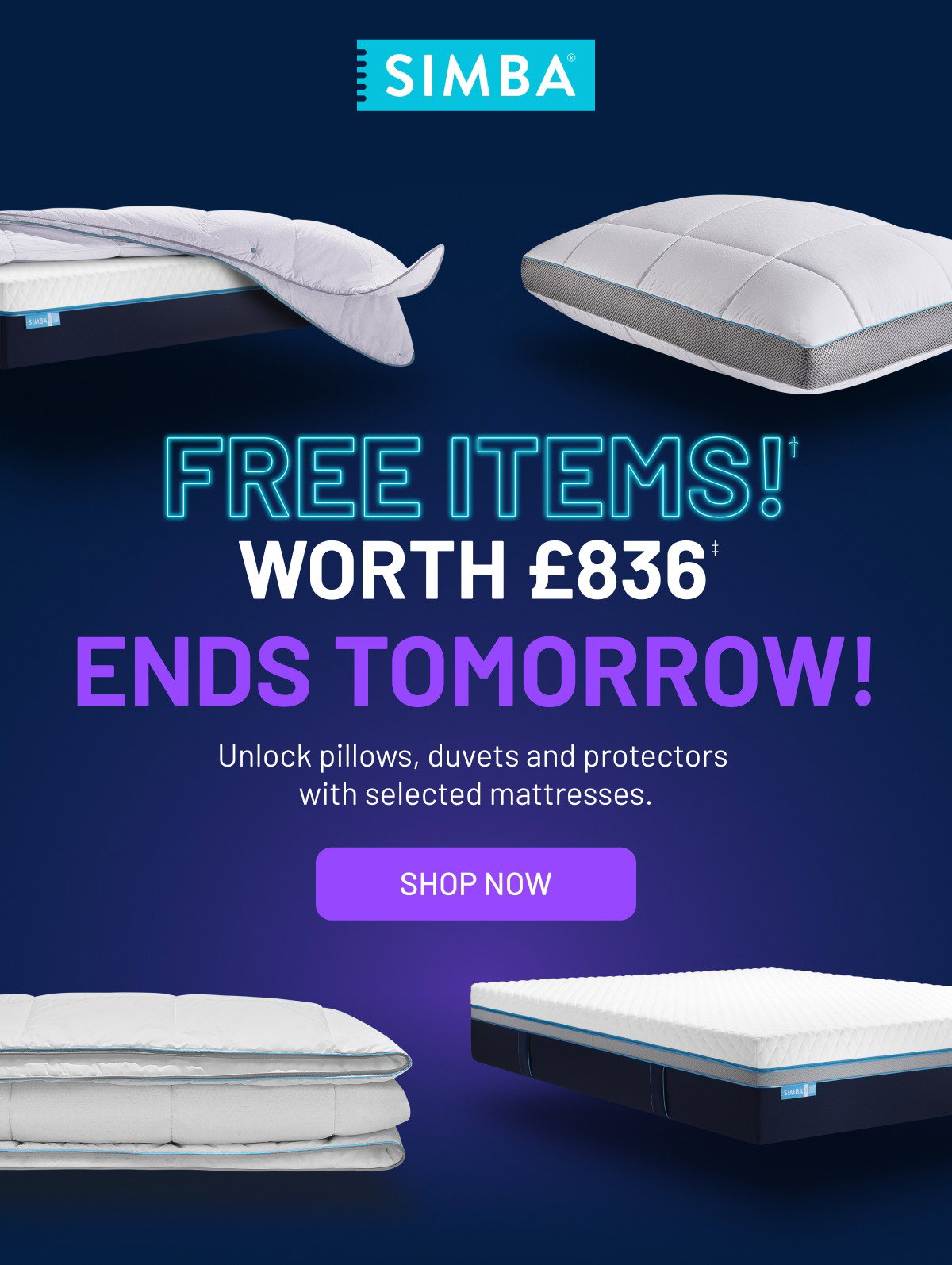 Free Items Worth £836 ends tomorrow!