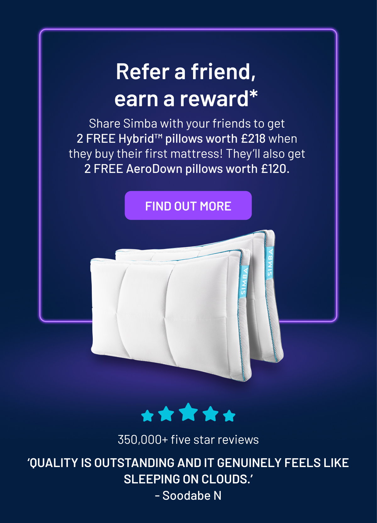 Refer a friend, earn a reward