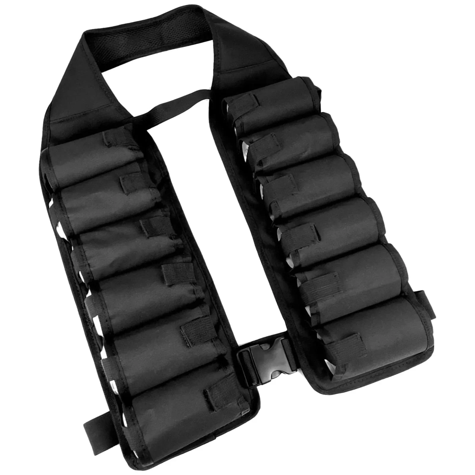 Calolin Tactical Beer Belt Holder Vest – 12 Can Beverage Holster Carrier