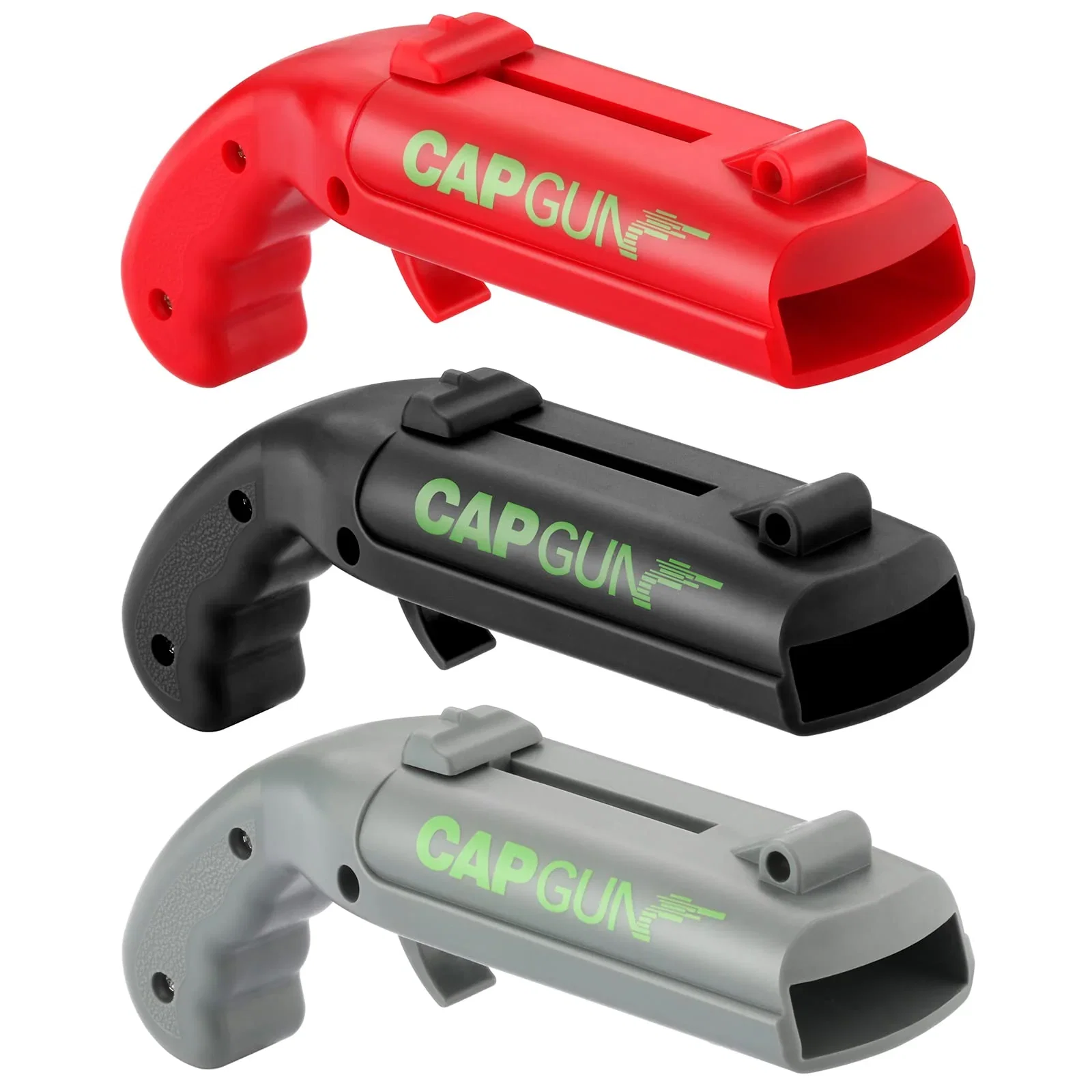 Cap Gun Beer Bottle Opener – 3-in-1 Party Bottle Opener Pack