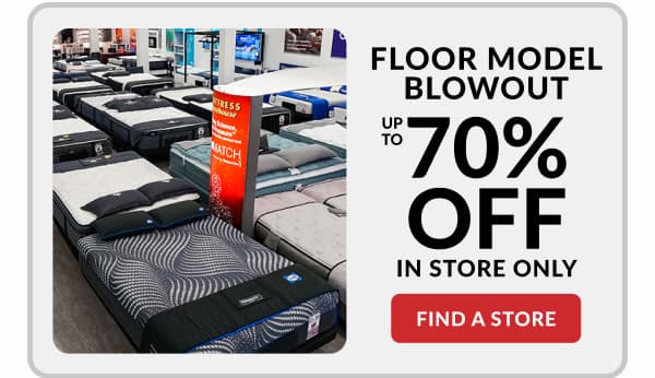 Floor model blowout up to 70% off