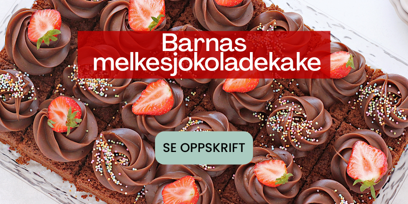 barnas melkesjokoladekake
