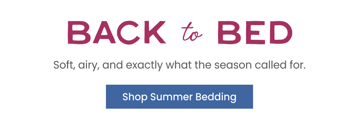 Shop Summer Bedding